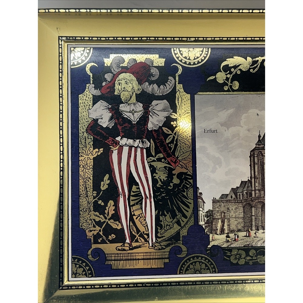 Henry Lambertz GMBH &‎ Co Tin Biscuit Box Hinged Chest 1998 Aachen Germany 14.5" - Picture 3 of 10